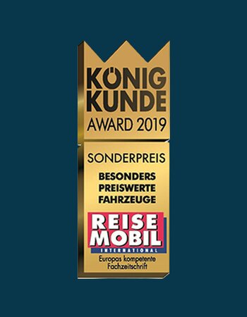 Gold Award “König Kunde Award 2019” with a special prize for particularly affordable vehicles
