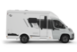 Carado motorhome, right-side view on a white background
