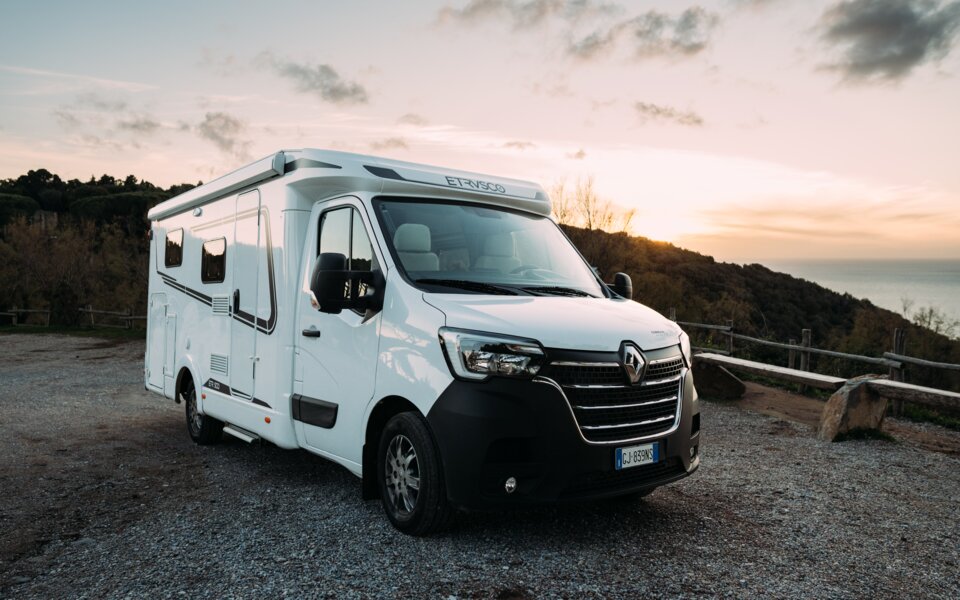 Etrusco Van Renault with Sunset