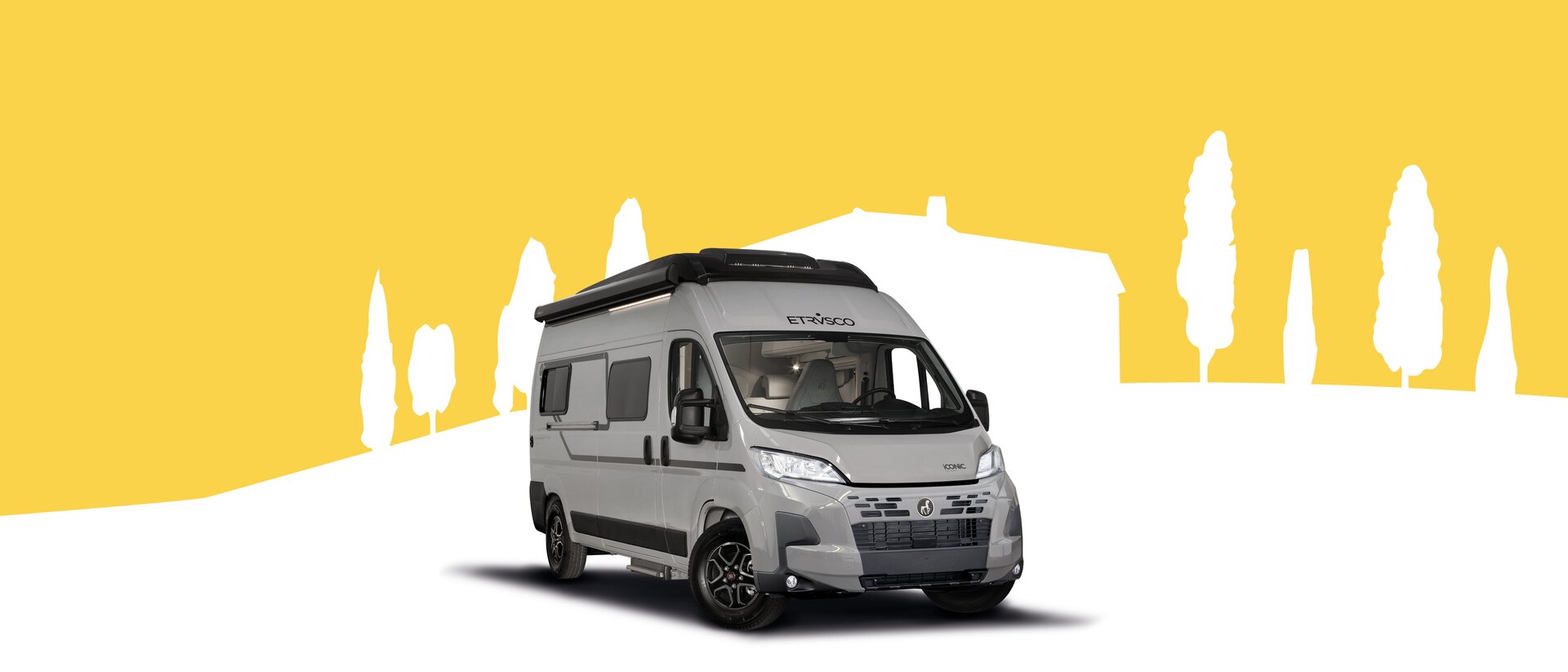 Fiat campervan – Flexible, versatile, and modern van for travel and camping trips.